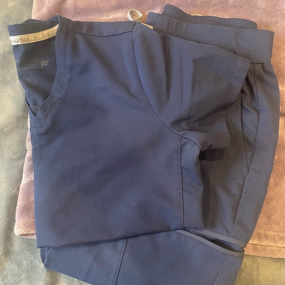 Navy blue scrub set